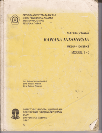 Image of MATERI POKOK BAHASA INDONESIA MODUL 1-6